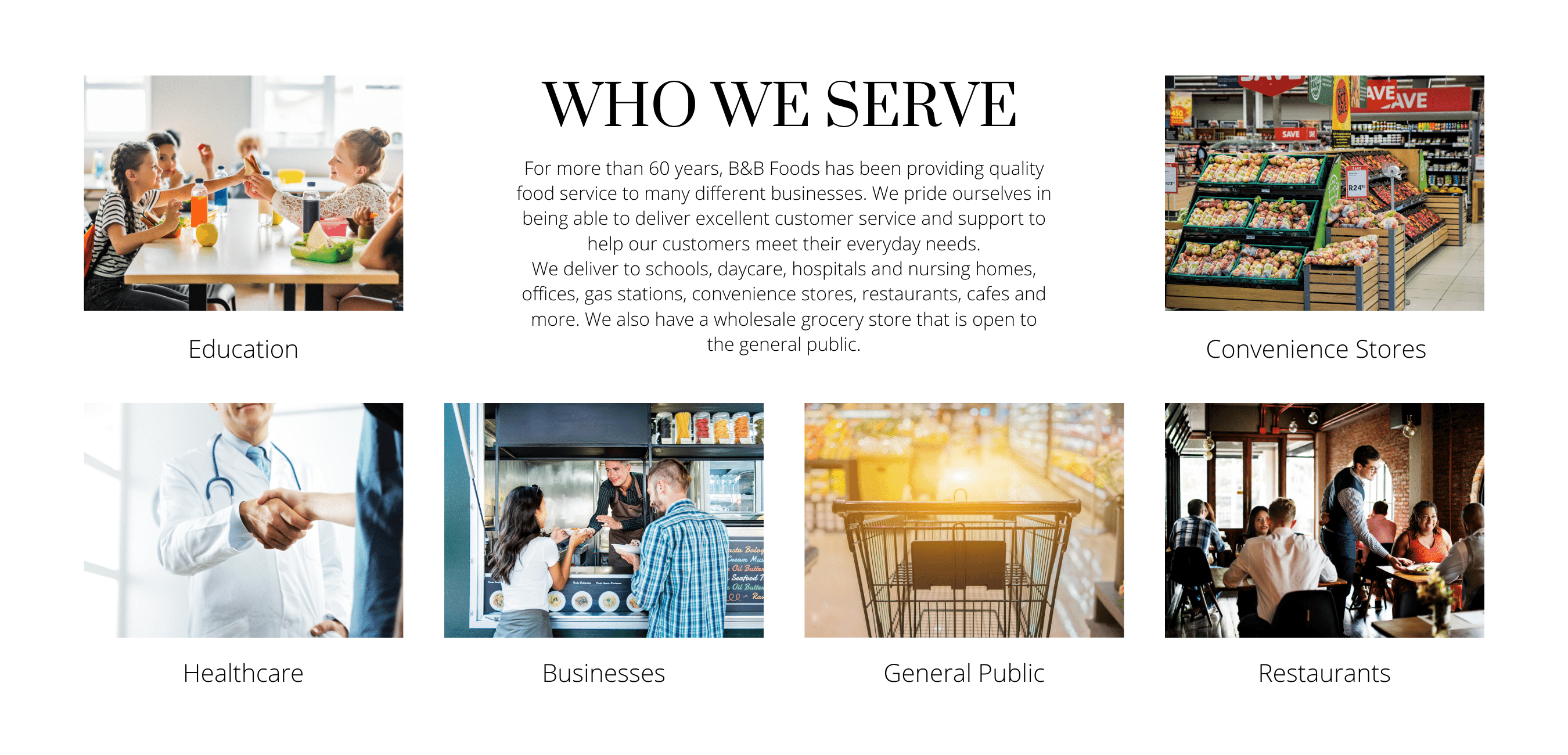 who we serve